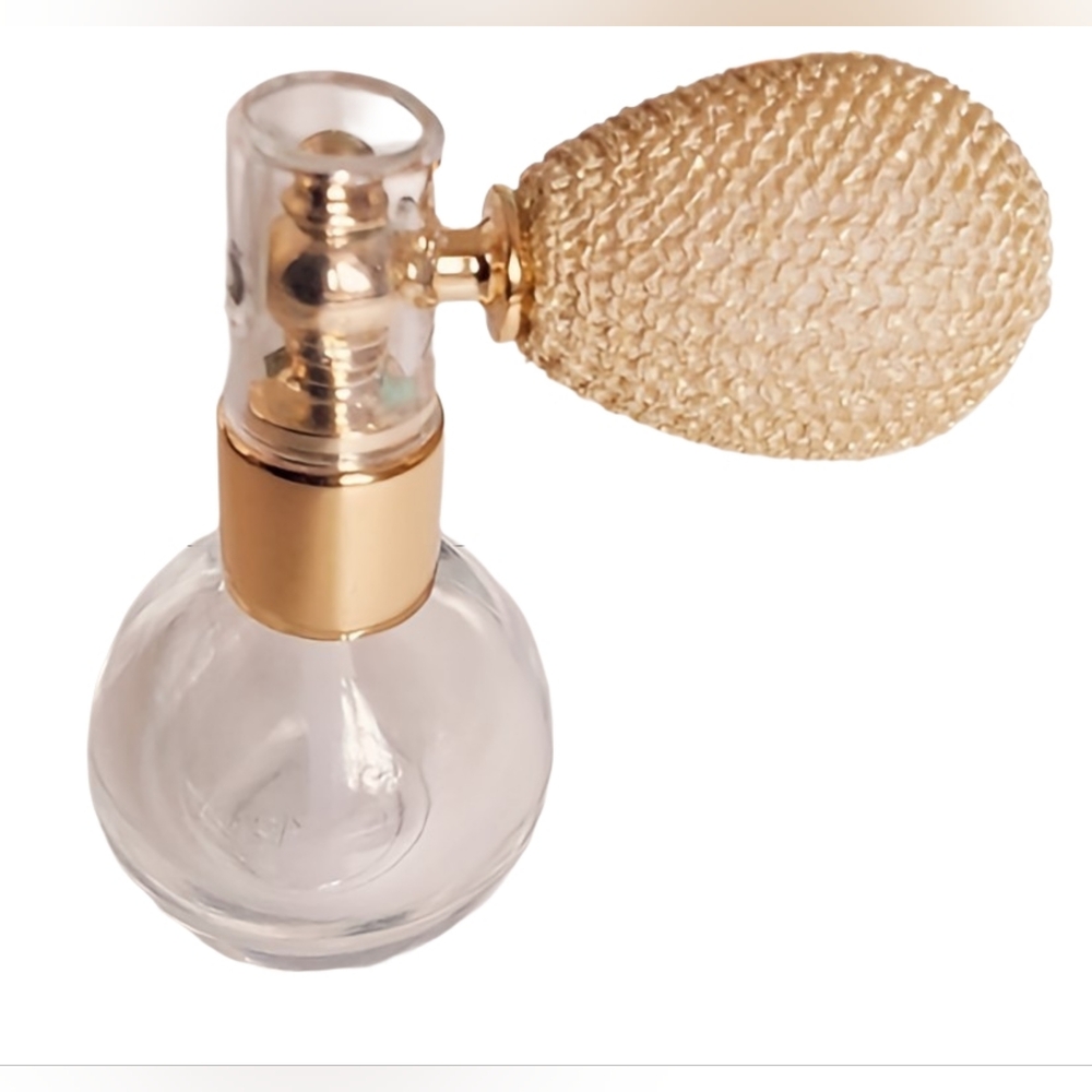 Vintage Inspired Elegant Mini Gold Perfume Atomizer